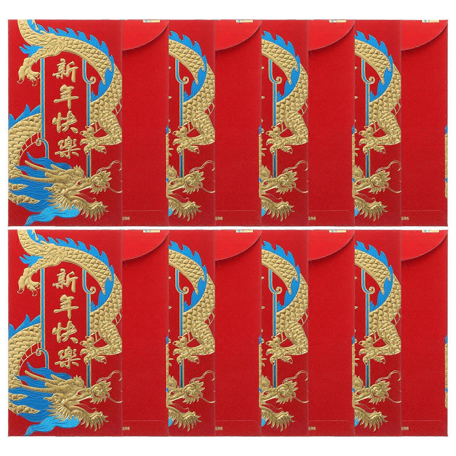 Lucky Money Envelopes 180 Pcs Red Envelope Suitable For Celebrating Chinese New Year Birthdays And More 17X9CM Cash Storage