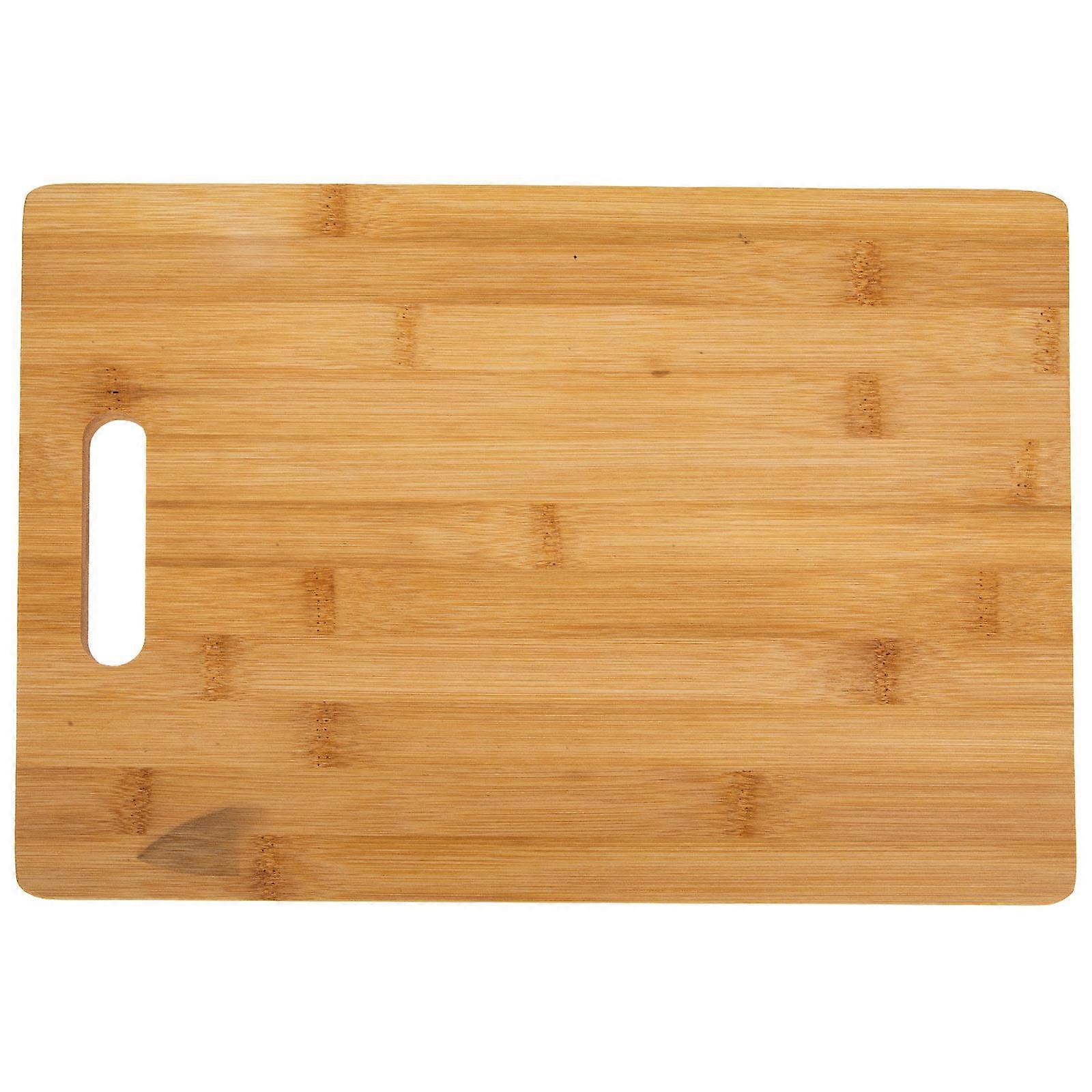 Bamboo Kitchen Board Wall Mountable Cutting Board For Meat Cutting Rectangular 1Set