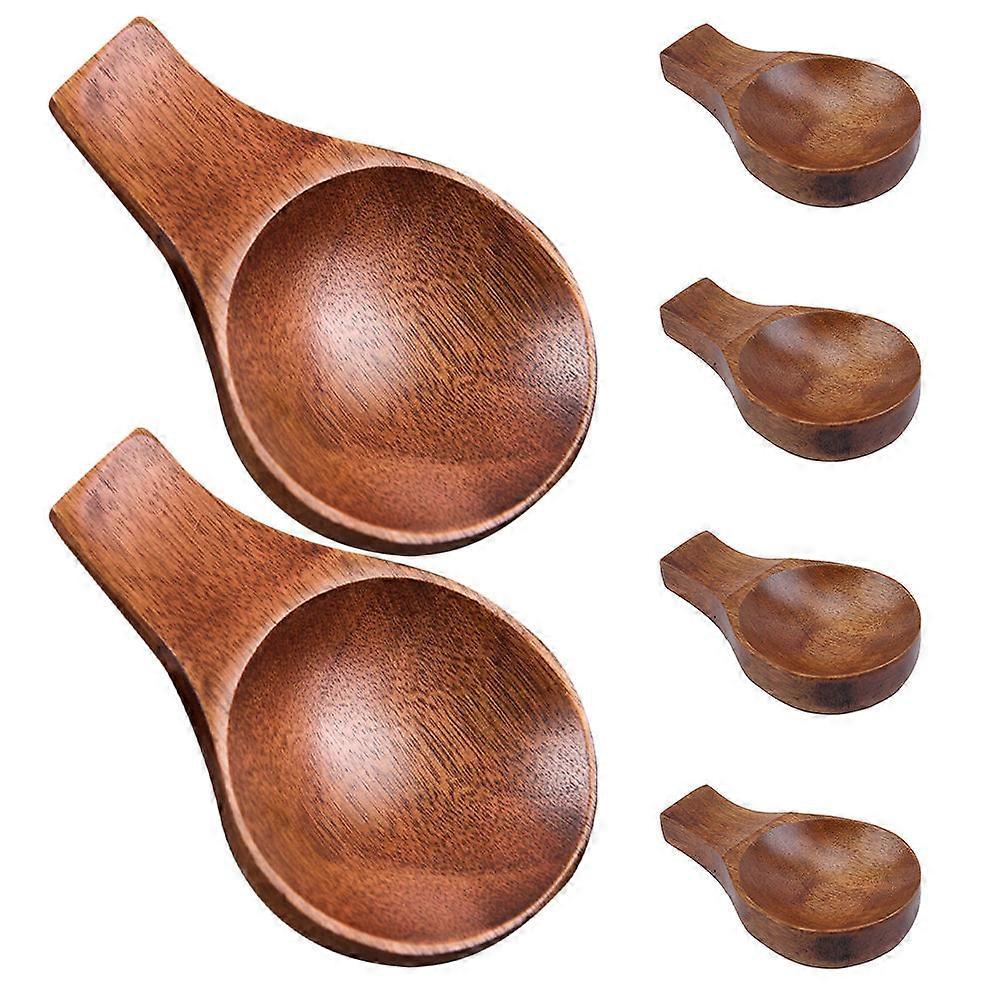 Compact Rectangular Dipping Bowl Wooden Sauce Plate With Handle Designed For Dining Table And Gatherings 24Pcs Space Saving Set