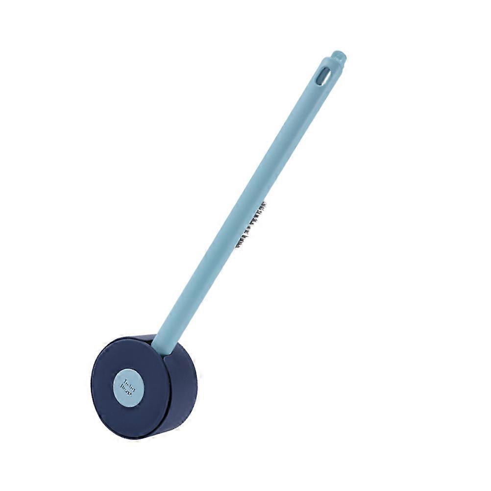 Wall-mounted Toilet Brush Set For Bathroom Cleaning Featuring Deep Cleaning Function In Blue Color 2 Sets