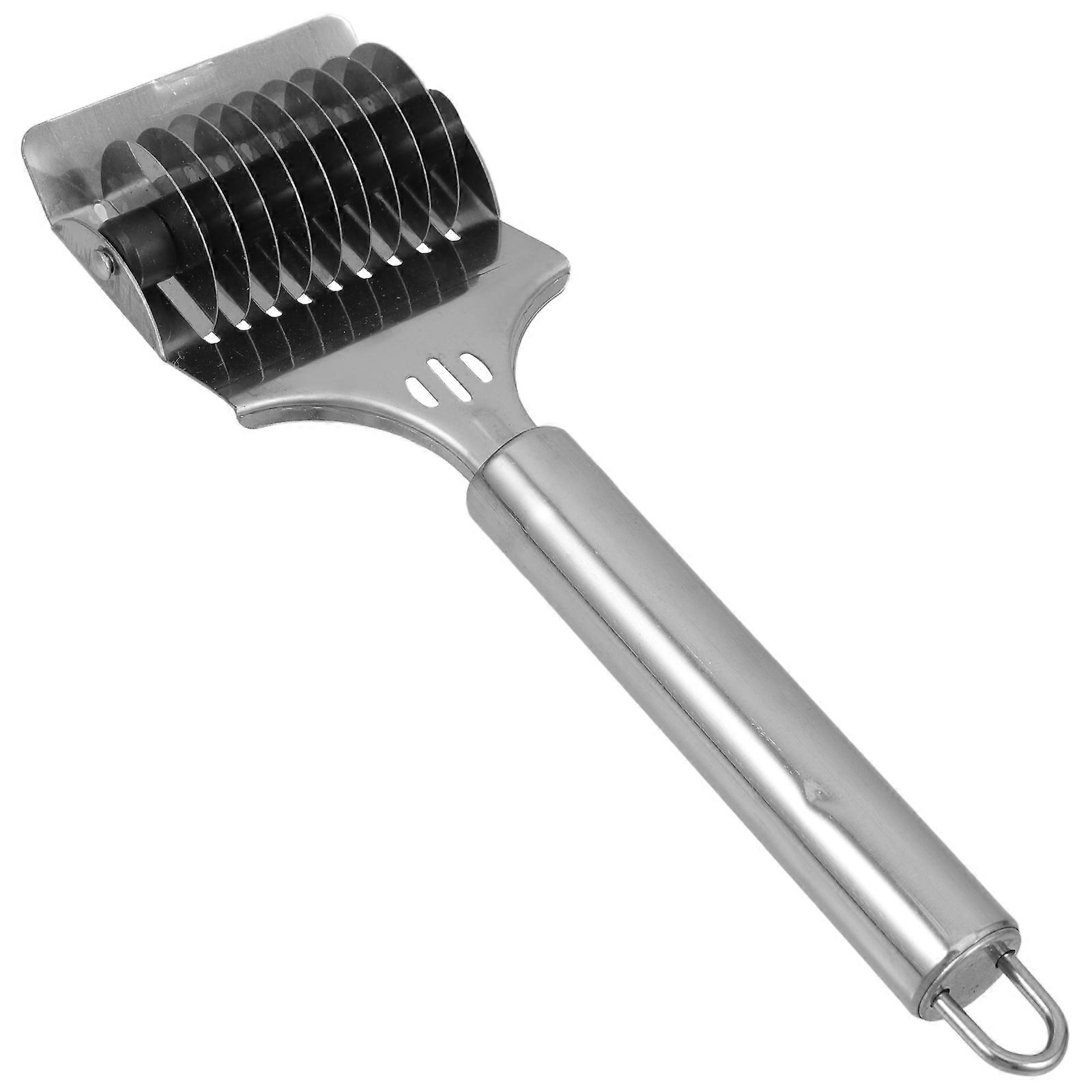 Manual Pasta Maker 1 Pc Ergonomic Design Noodle Cutting Tool Suitable For Household Use White Stainless Steel Finish