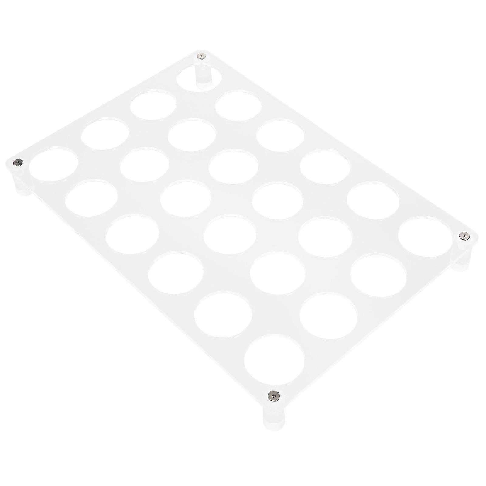 Coffee Capsule Holder Clear Acrylic Rack for 3Pcs Pod Storage Organizer