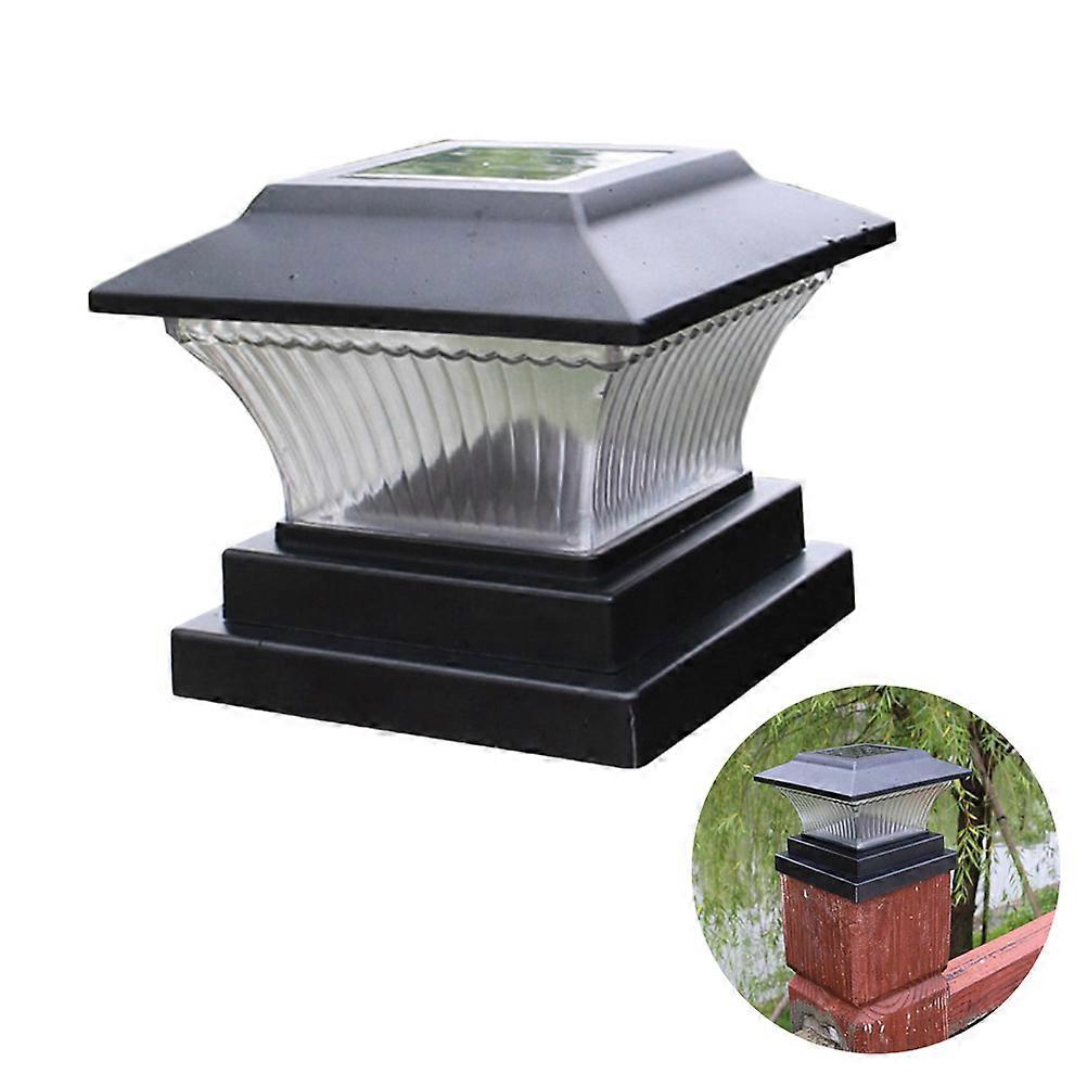 Solar Powered Garden Light LED Outdoor Post Light for Patio 3Pcs
