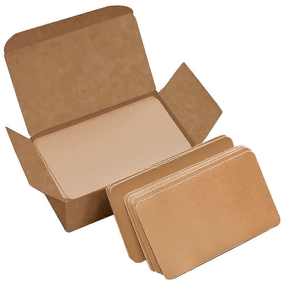 Blank Kraft Paper Cards for Studying with 1200Pcs Index Cards