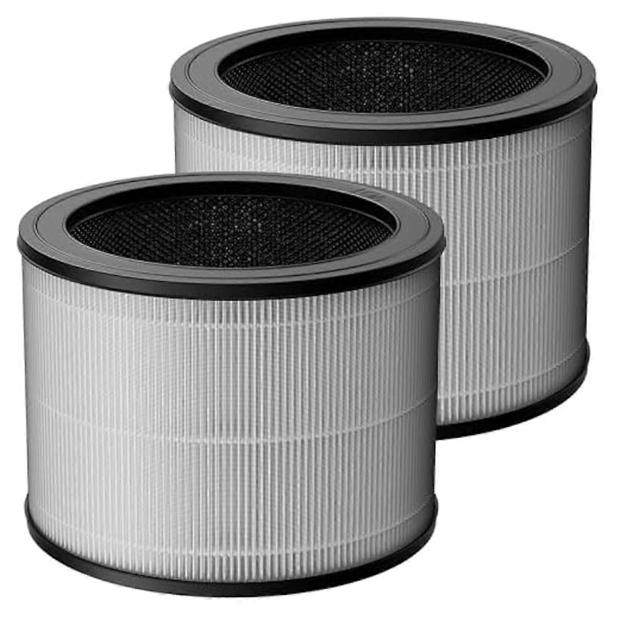 2pcs 1712-0110-00 Replacement Filter for A231 and A230 Air Purifier, HEPA Activated Carbon Filter