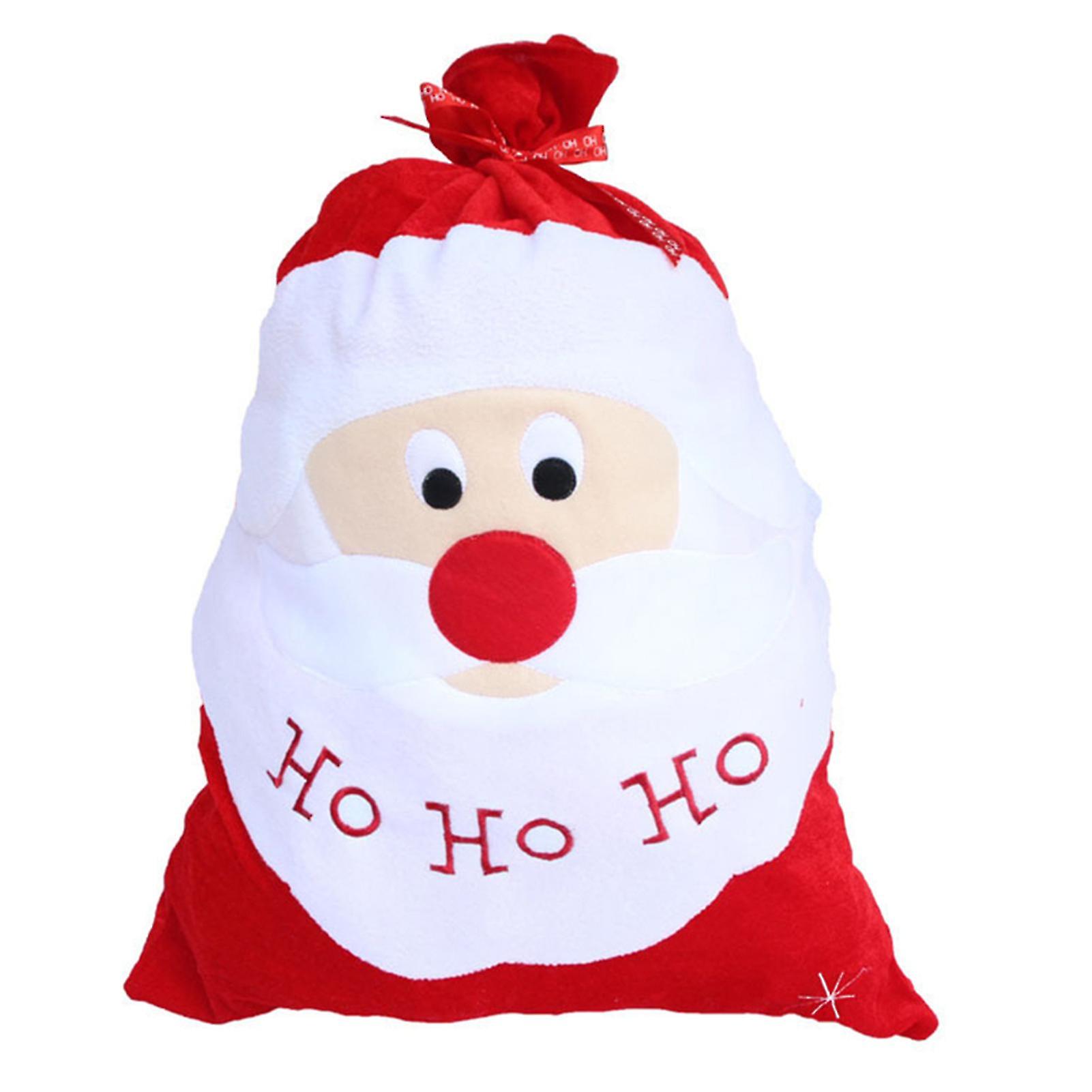 Drawstring Christmas Gift Bag Multipurpose Large Capacity Toy Storage