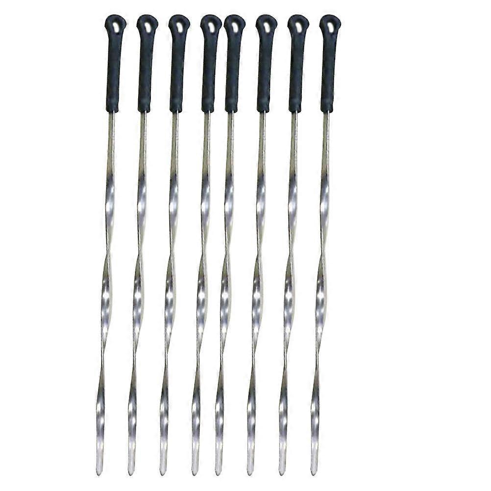 Barbecue Stick Outdoor Barbecue Fork for Bbq 24Pcs with Handles
