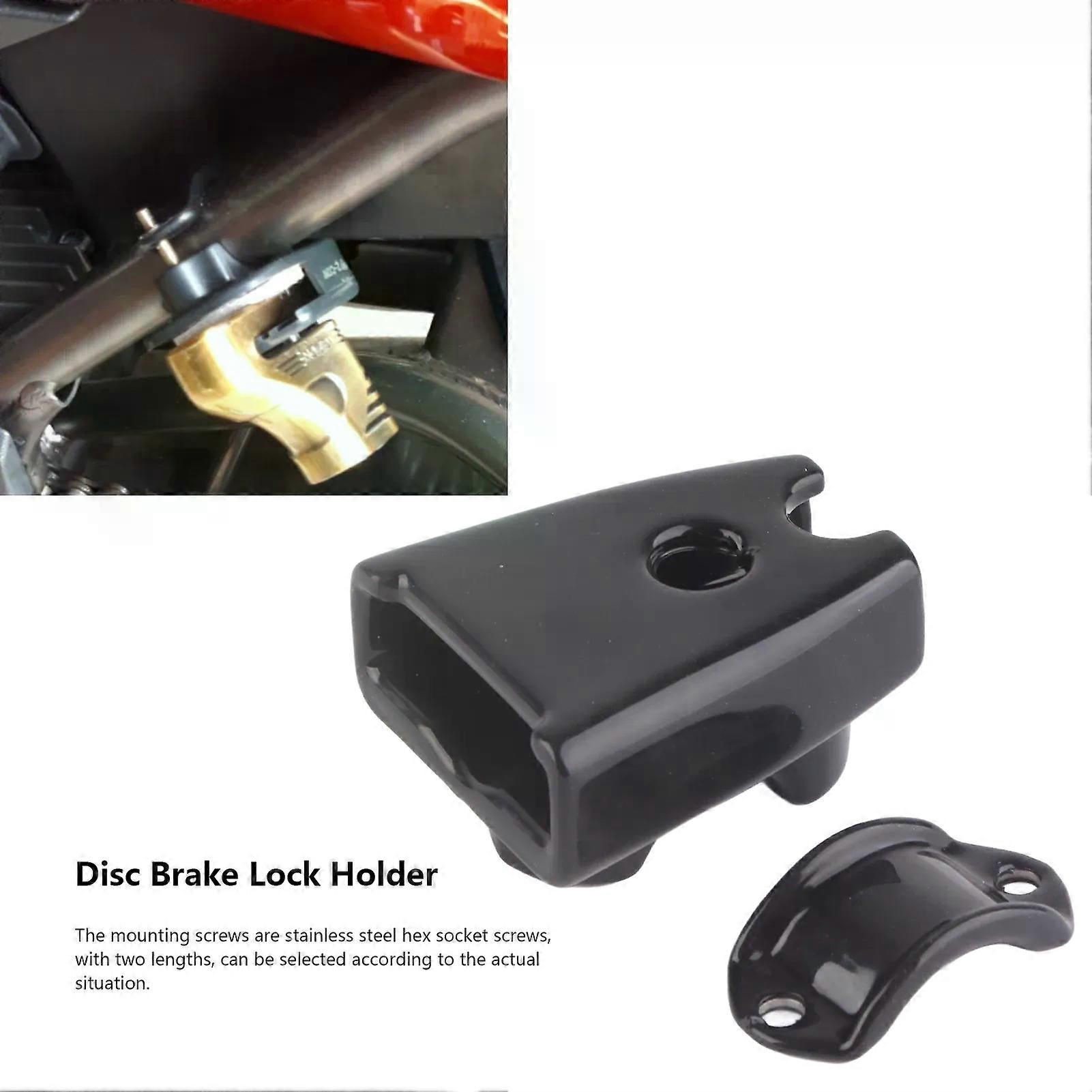 Disc Brake Lock Frame Motorcycle Security Disc Brake Lock Holder Protection Universal for 2128mm Cylindrical Objects
