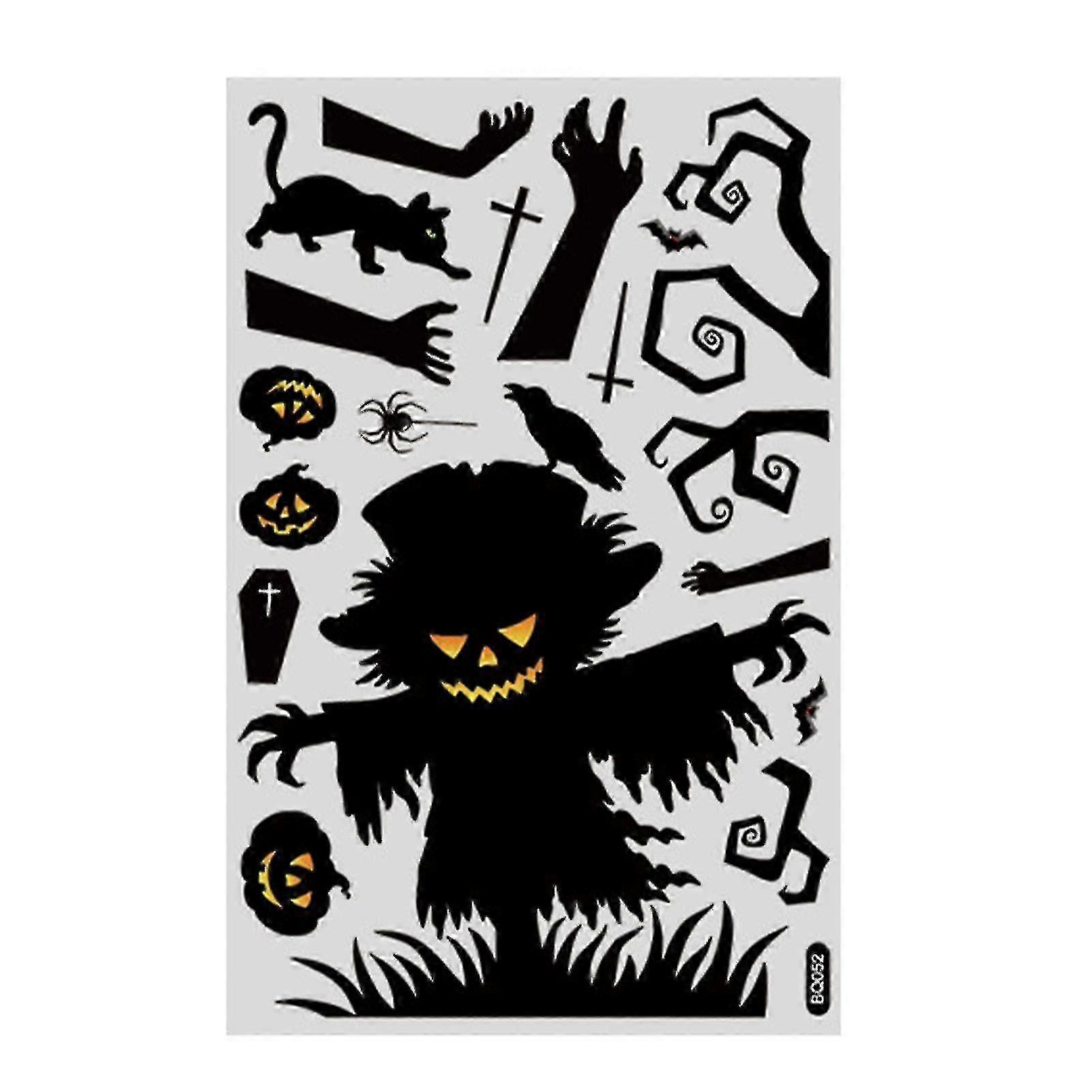 2025 Removable Halloween Window Sticker