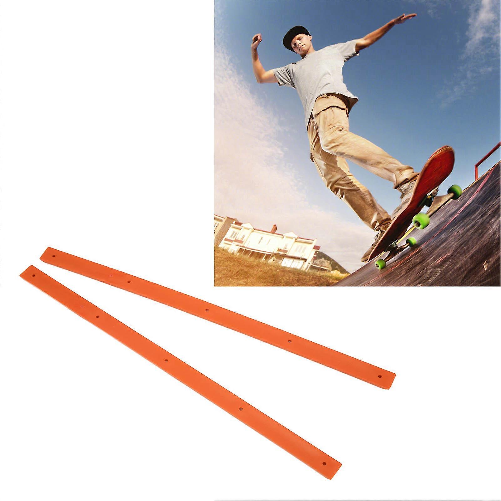 Rib Bones Rails Longboard 35.7x1.8cm Durable Orange POM