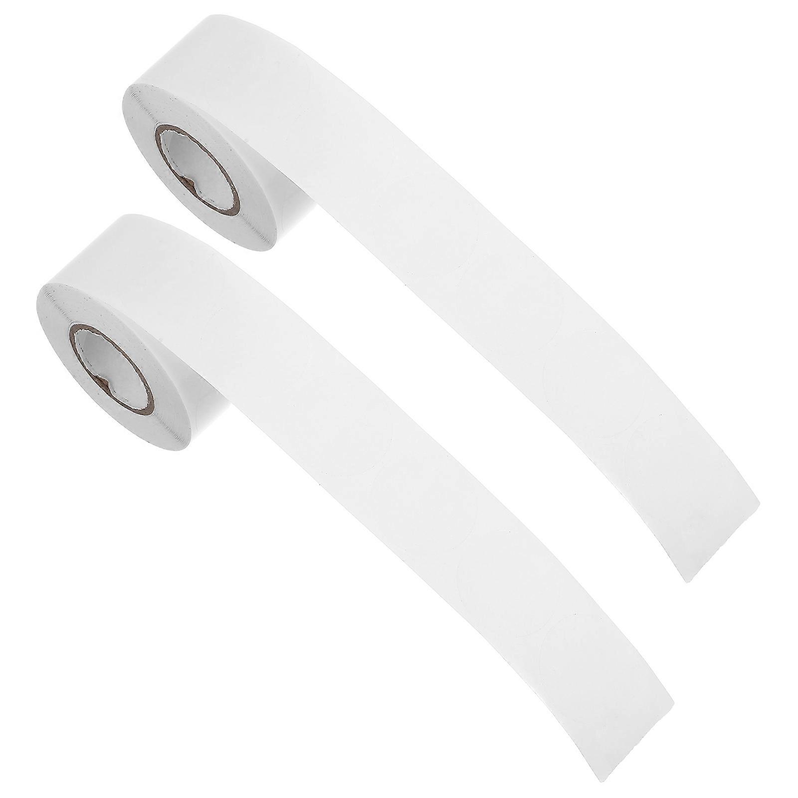 Transparent Envelope Sticker Seals Clear Round Labels for Sealing 8 Rolls