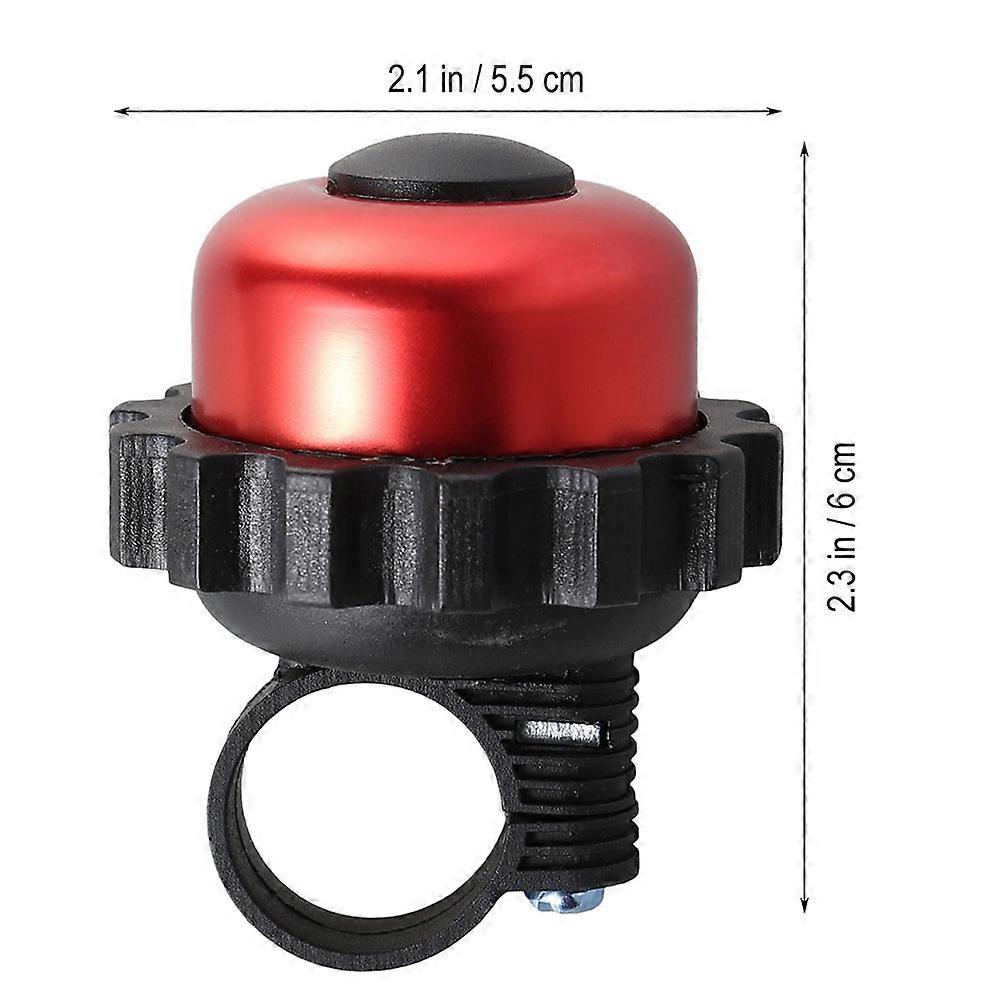 Red Practical Bike Accessories Bell Horn 9Pcs Rotating Cycle Set