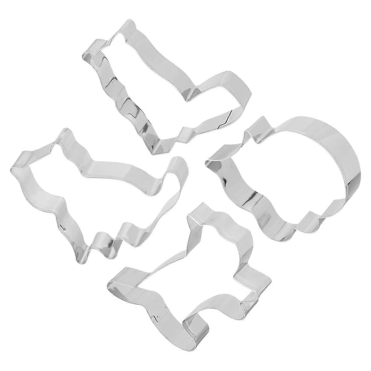 Cookie Stamps Biscuit Baking Mold for Kitchen Use 8Pcs Set