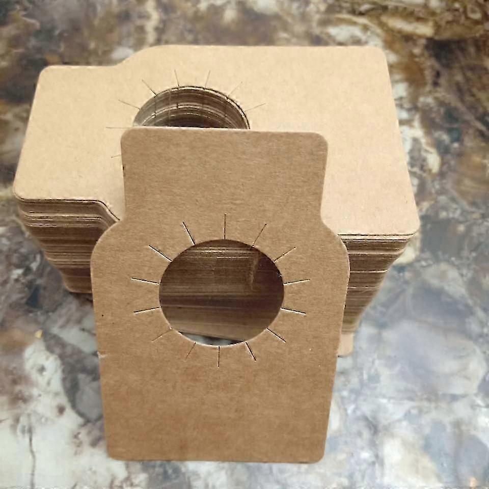 200pcs Kraft Wine Bottle Tags For Cellar Collection, Disposable Brown Paper Labels For Champagne