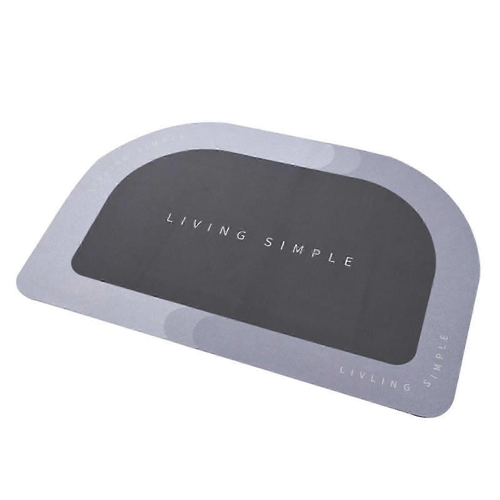 Super Absorbent Floor Mat Quick-drying Non-slip Nordic Style Diatom Mud Bath Mat For Bathroom Floor