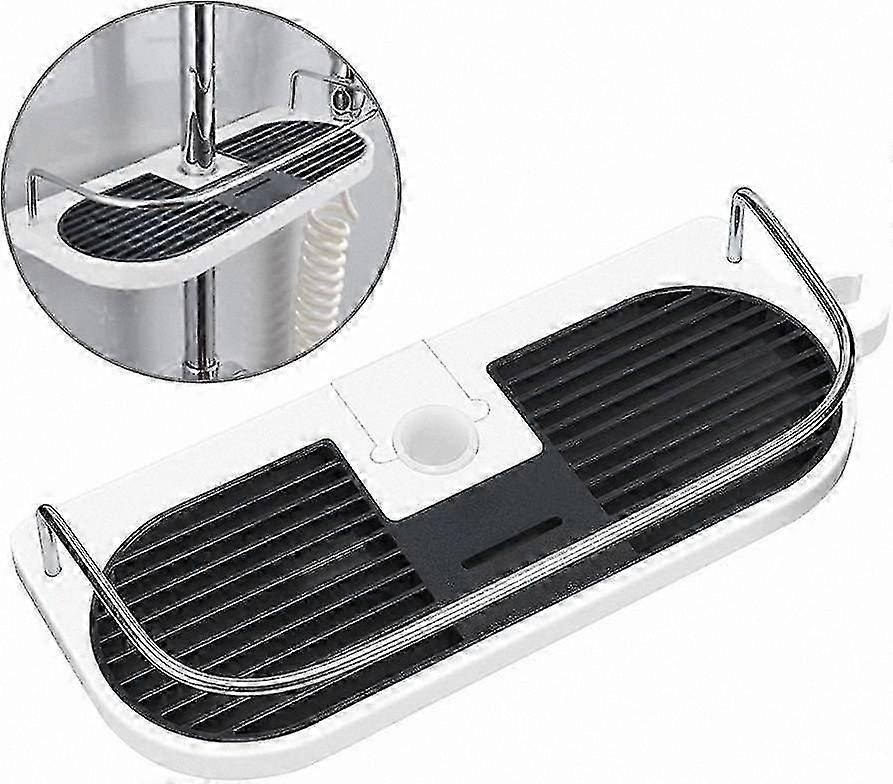 Bathroom Shower Rod Rack for Easy Installation and Storage Solution
