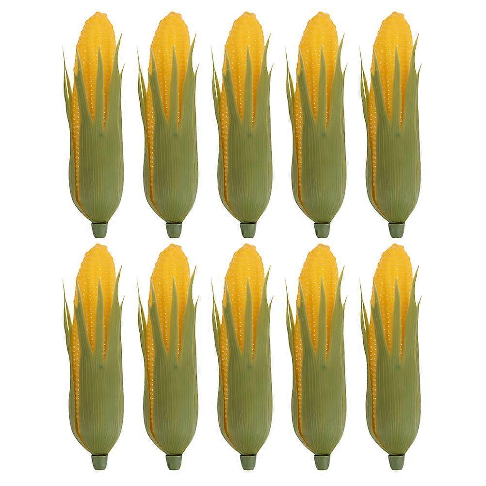 Fake Corn Artificial Corn Models for Display 40Pcs Yellow Plastic Kitchen Decor