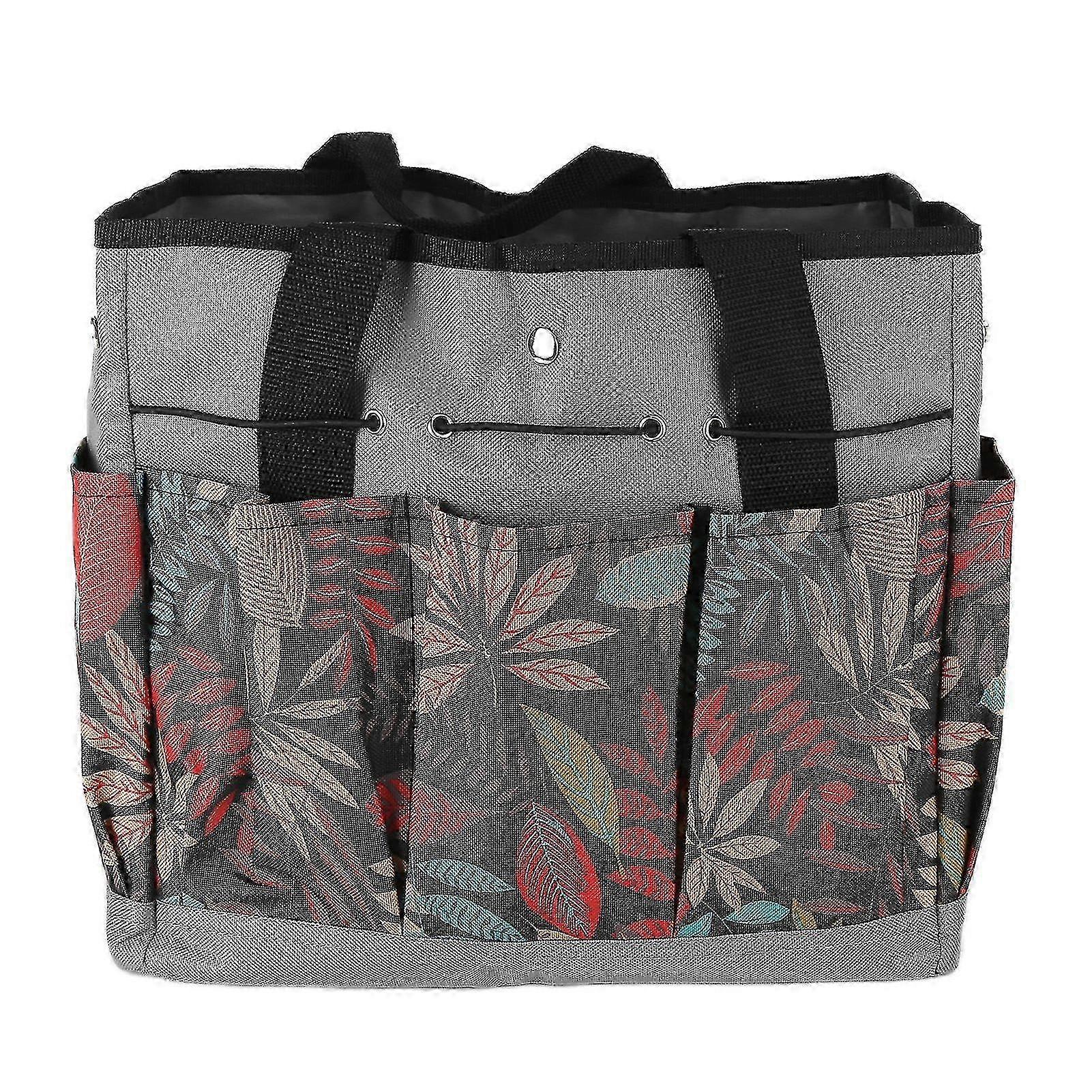 Garden Tote Bag Lightweight Durable 600D Oxford Cloth with Multiple Pockets for Garden Tool Storage 26s
