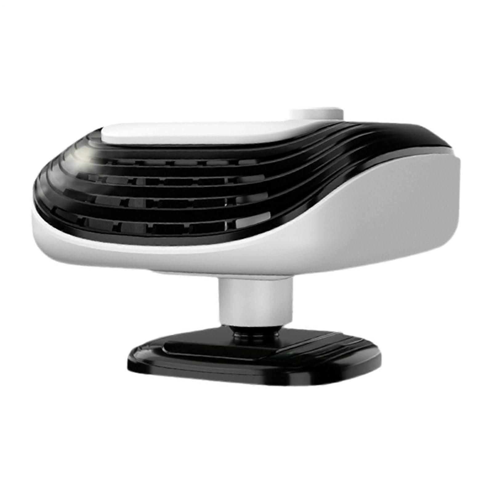 Car Defroster 12V Defogger Fan, Portable Rotating Windshield Heater and Defogger, LowNoise Car Window Defroster