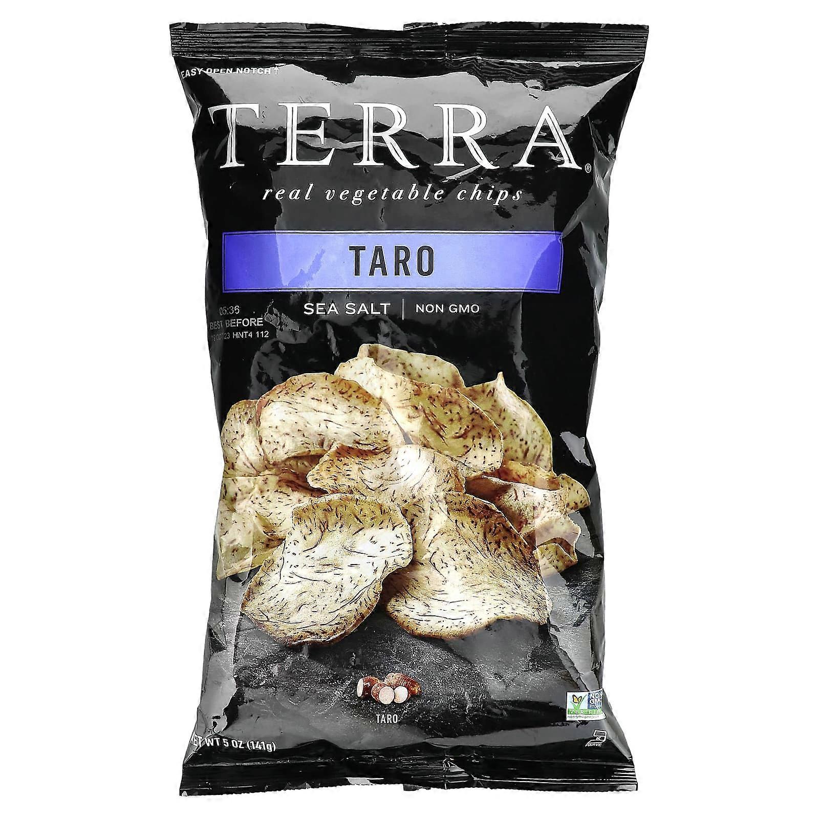 Real Vegetable Chips, Taro, Sea Salt, 5 oz (141 g)