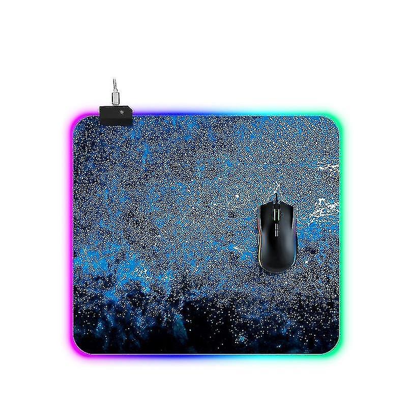 Computer Accessory Sets Computer Blue Illuminated Mouse Pad Size: 45x40x0.4cm