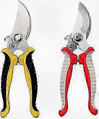 Improved Garden Pruning Shears for Thick Branches - Secure Grip Design