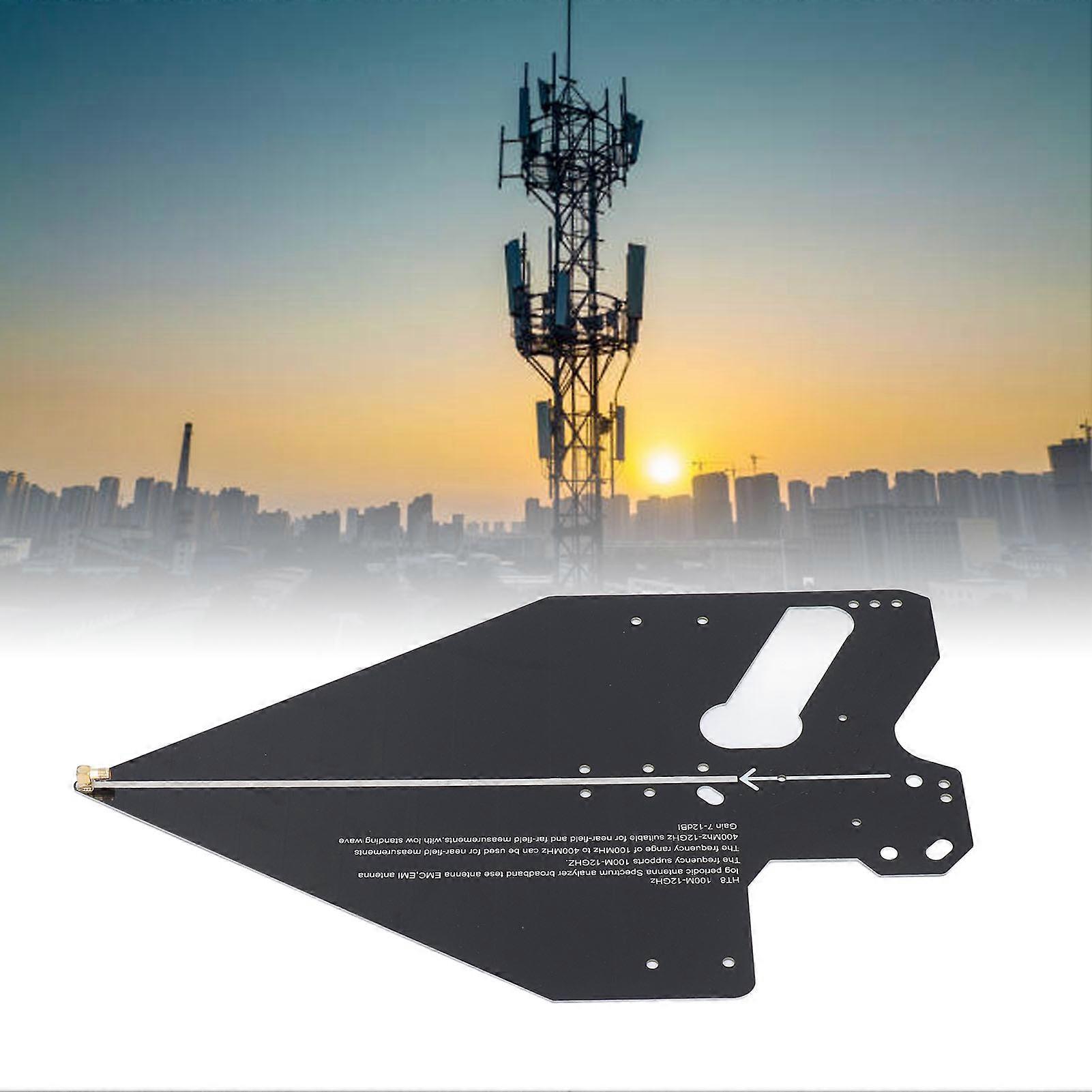 Log Periodic Antenna High Accuracy Wireless 0.1‑12GHz Passive Direction Finding Antenna 