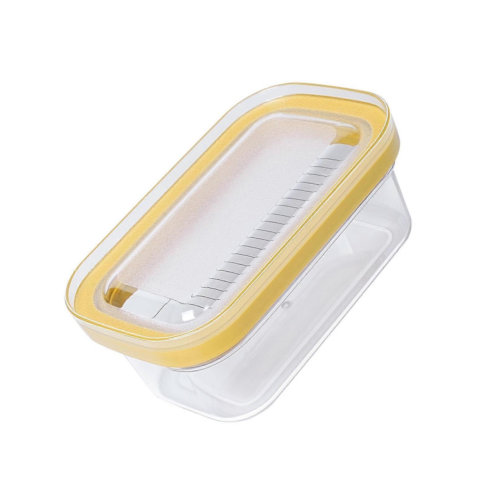 Butter Storage Container With Precision Cutting Framework And Cut Guide For Neat Divisions Kitchen Butter Dispenser