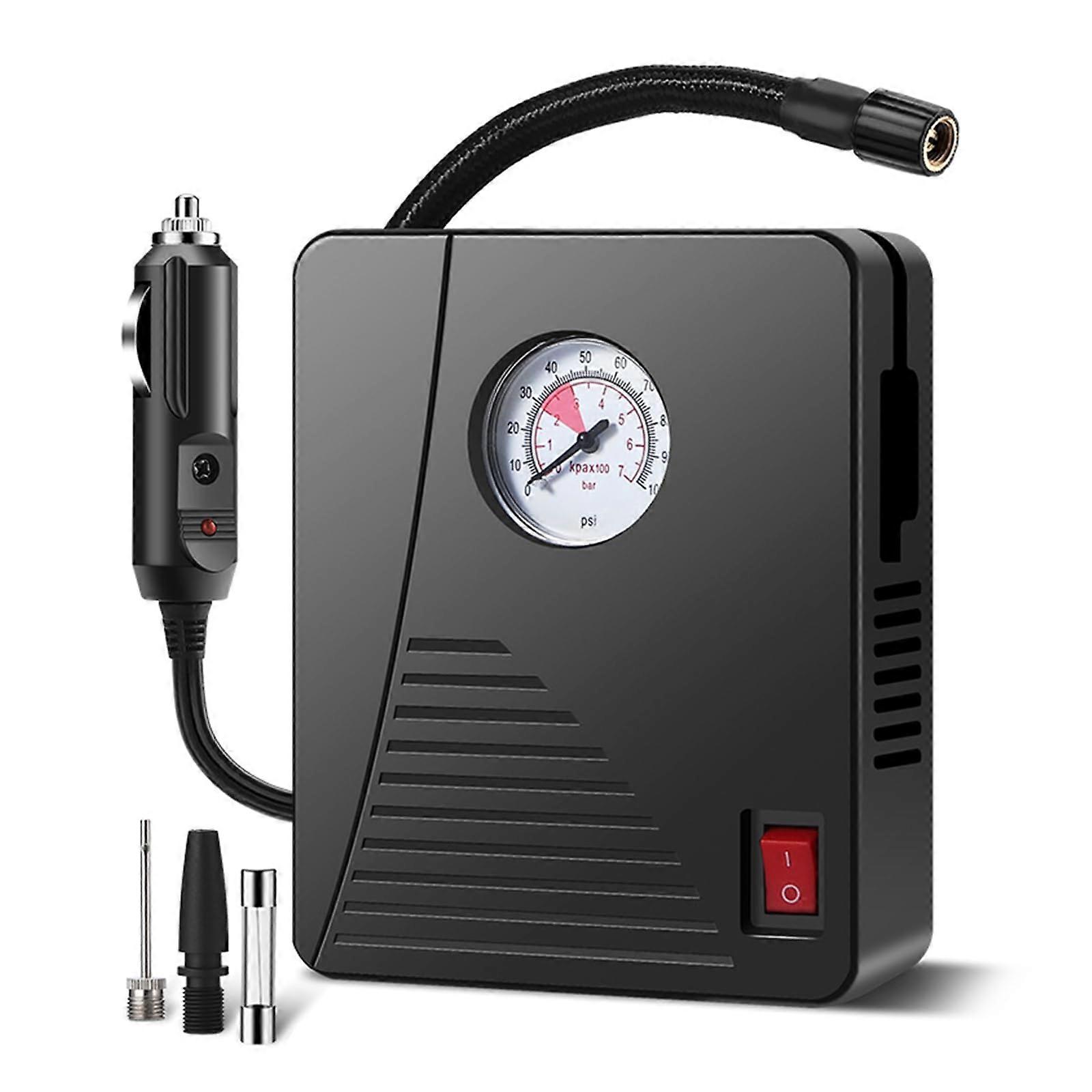 Portable LED Digital Display Pressure Gauge Tire Inflator Multifunction Electric Air Compressor Mountain Bike Compatible