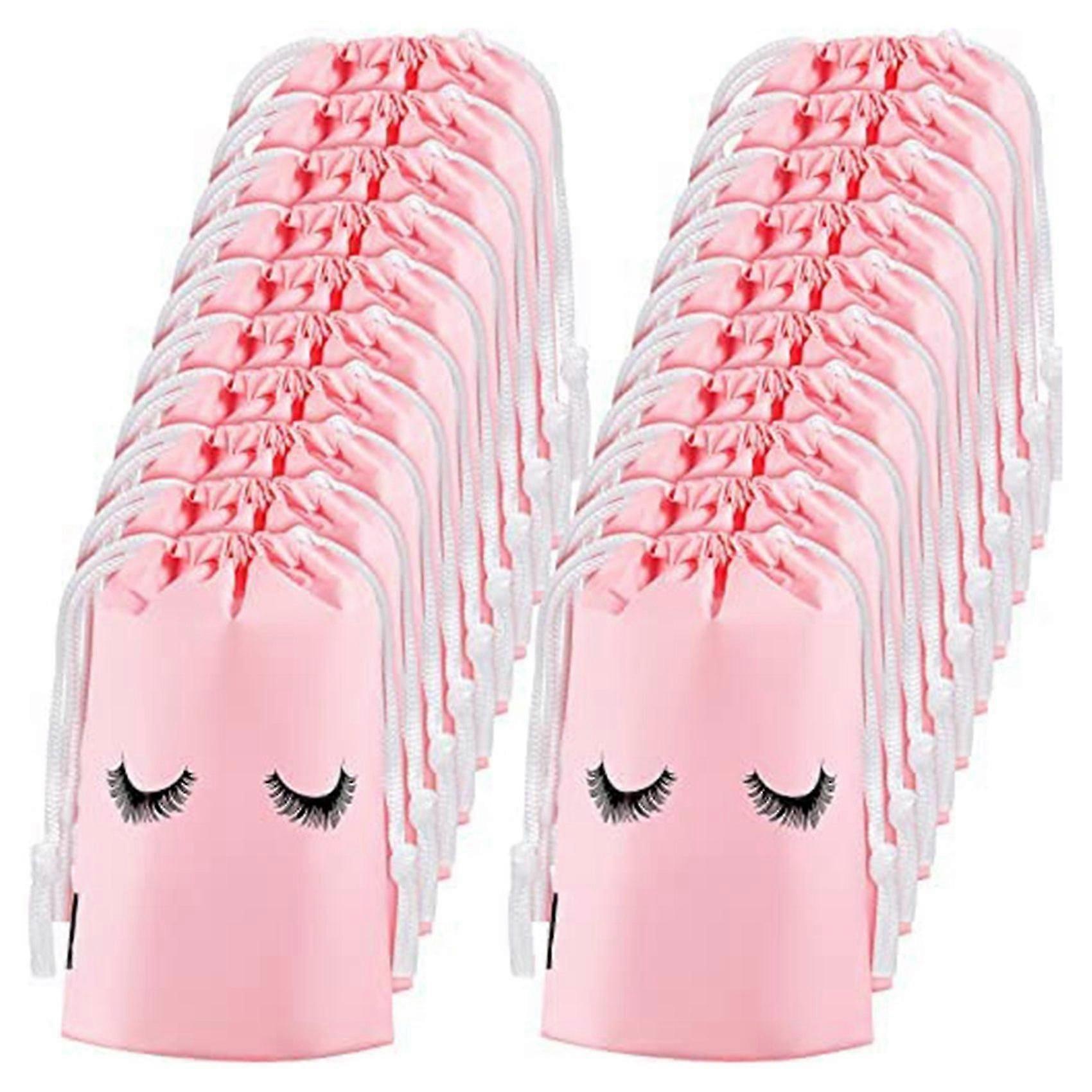 50 κομμάτια βλεφαρίδων μετά τη φροντίδα τσάντες πλαστικές τσάντες μακιγιάζ καλλυντικά μακιγιάζ θήκη καλλυντικά ταξίδια με Dra