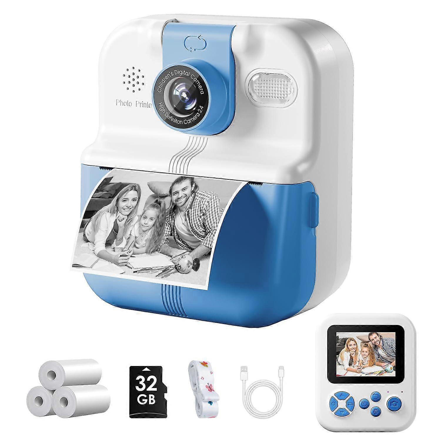 P02 Kids Instant Print Camera