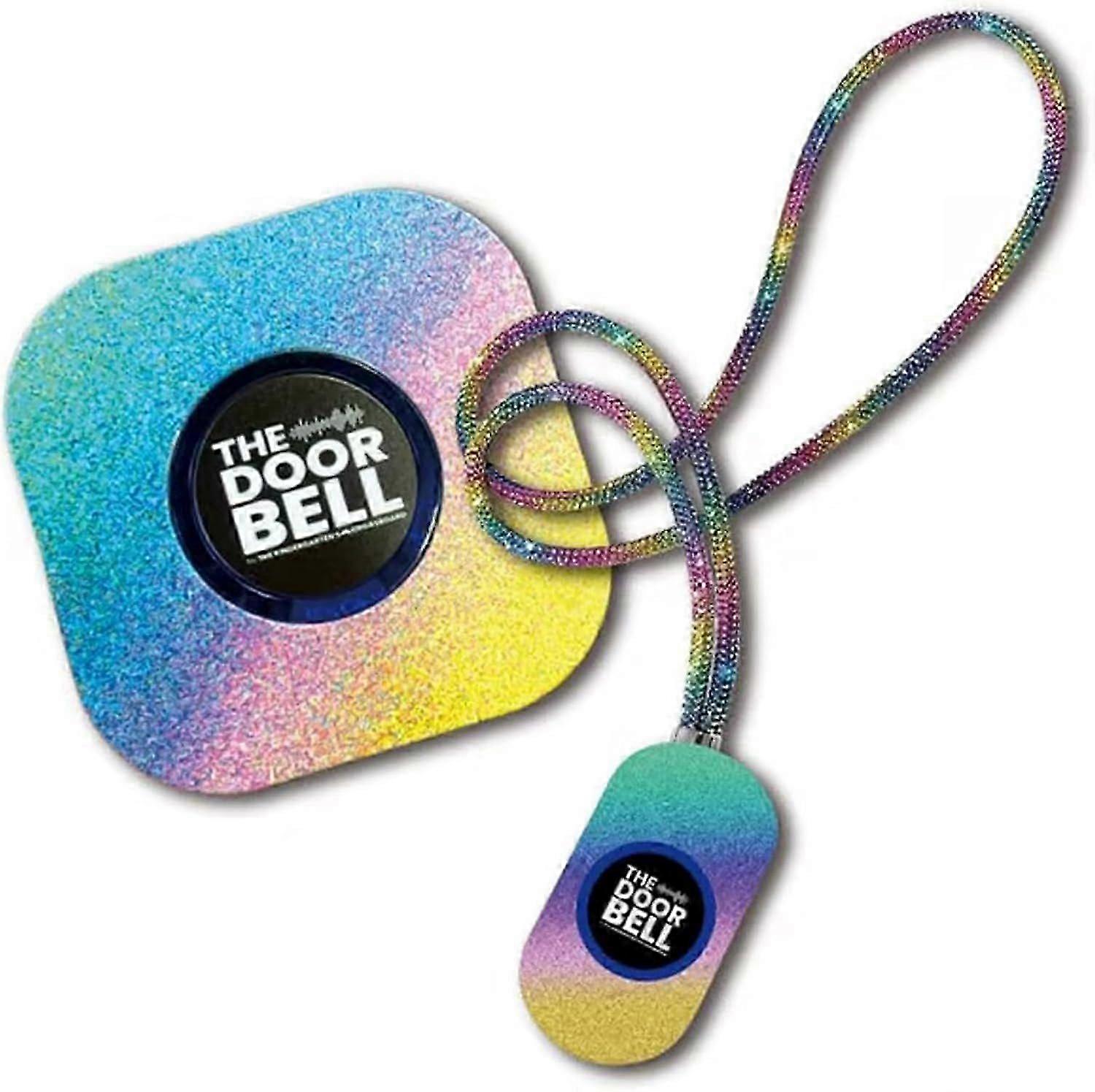 Sparkly Rainbow Wireless Doorbell, a Fun Classroom Management Tool for Teachers to Engage Students