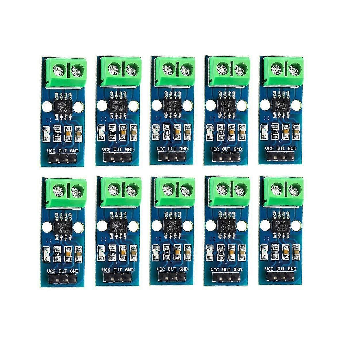 10pcs 5a Range Current Sensor Acs712 Module Ac/dc Power Sensor Board (5a)