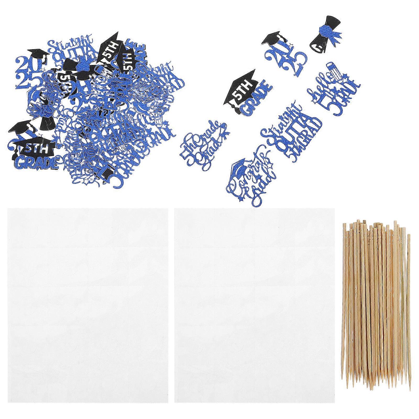 Egg Cake Insert Graduation Cake Toppers for 40Pcs Party Decorations