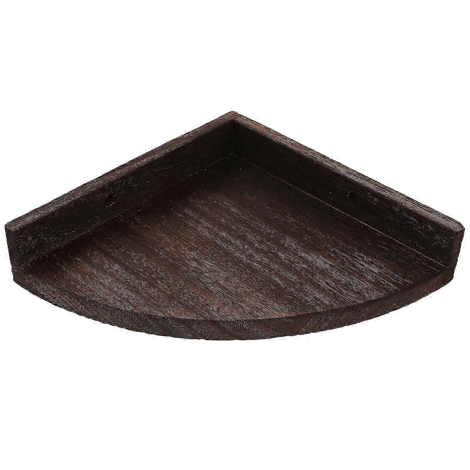 Corner Wall Shelf Floating Corner Shelf Rustic Wood Shelf Wall Storage Display Shelf