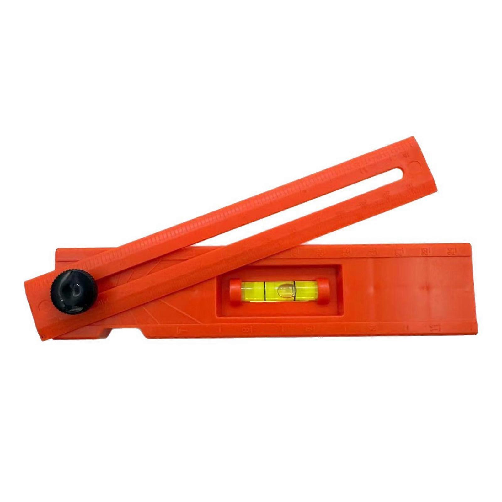 Foldable Depth Measuring Ruler Angles Marking Ruler Positioning Guide Clear Marking For Woodworking Multicolor