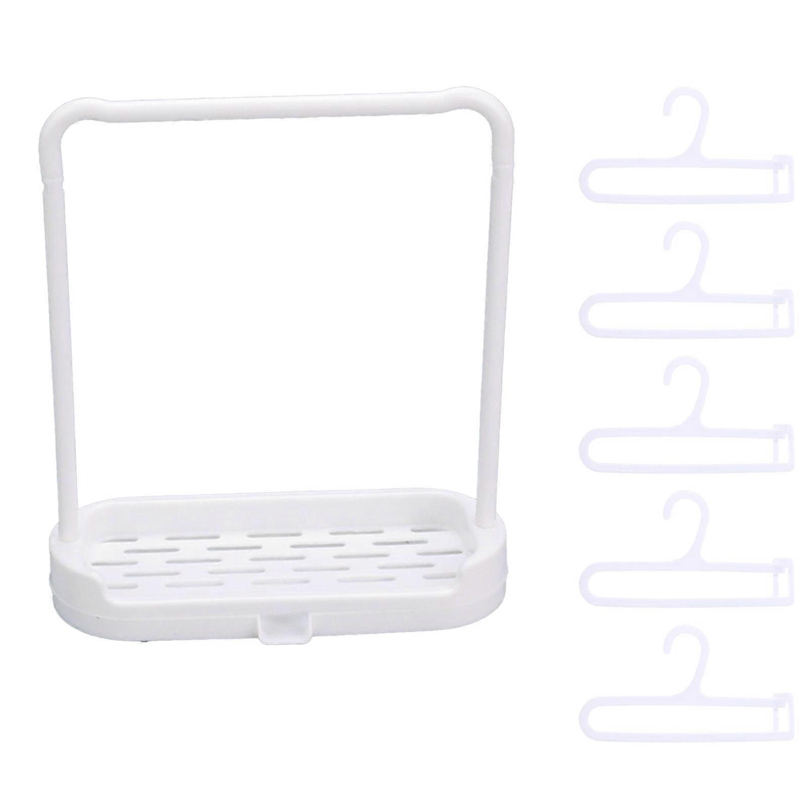 Cotton Doll Dress Display Rack with Stable Base and Hanger Plastic Doll Clothes Wardrob Easy Assembly For Enthusiasts Multicolor