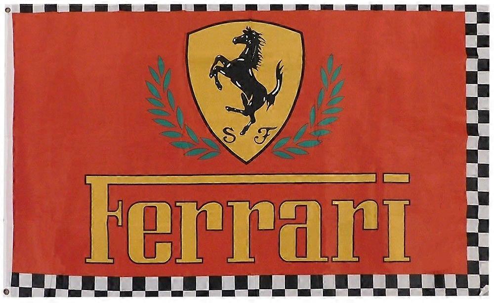 Ferrari Car  Red     Premium Quality   Flag Banner