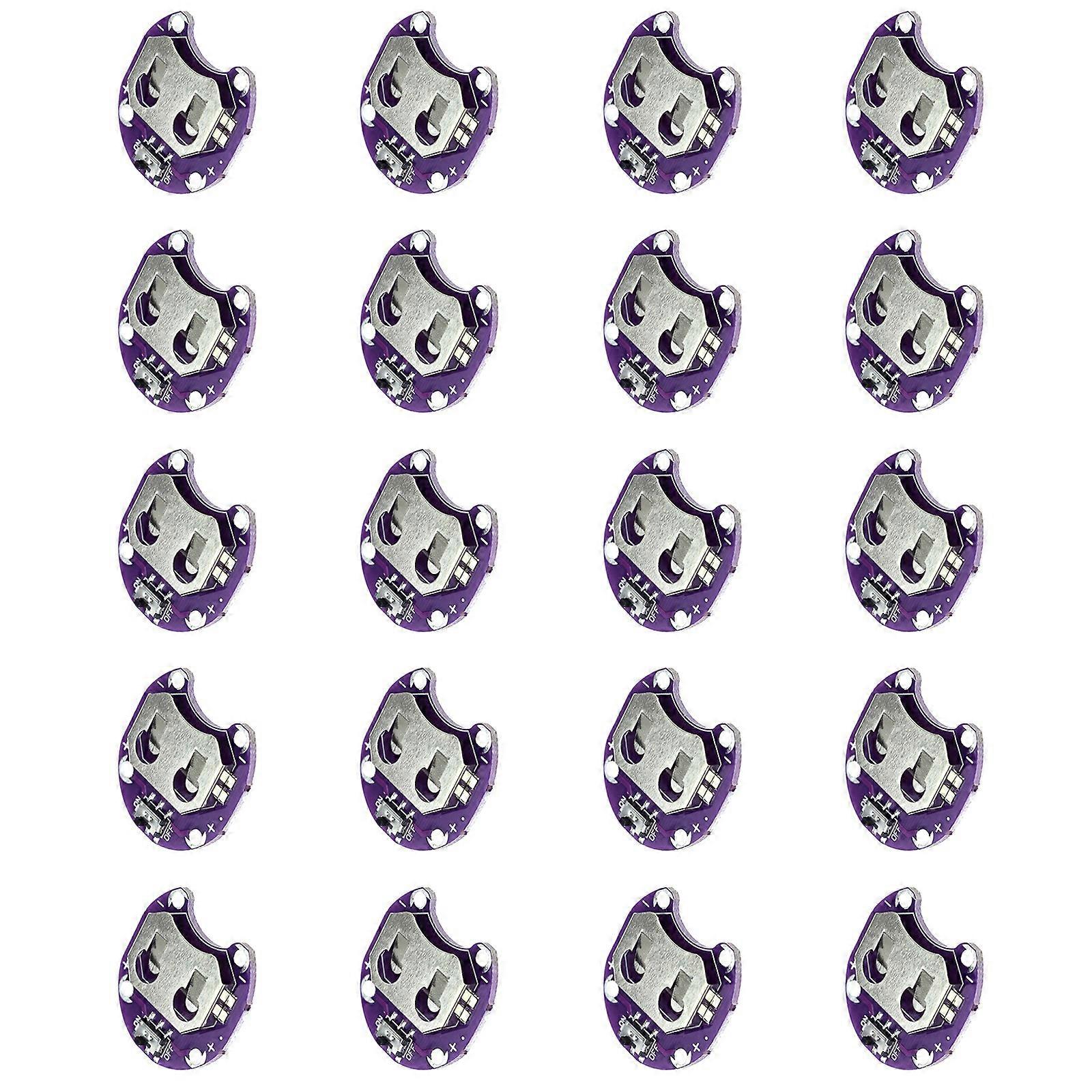 10/20pcs Compactly CR2032 Coin Cell Holder Battery Socket Circuit Mount Design For Electronics Projects Multicolor