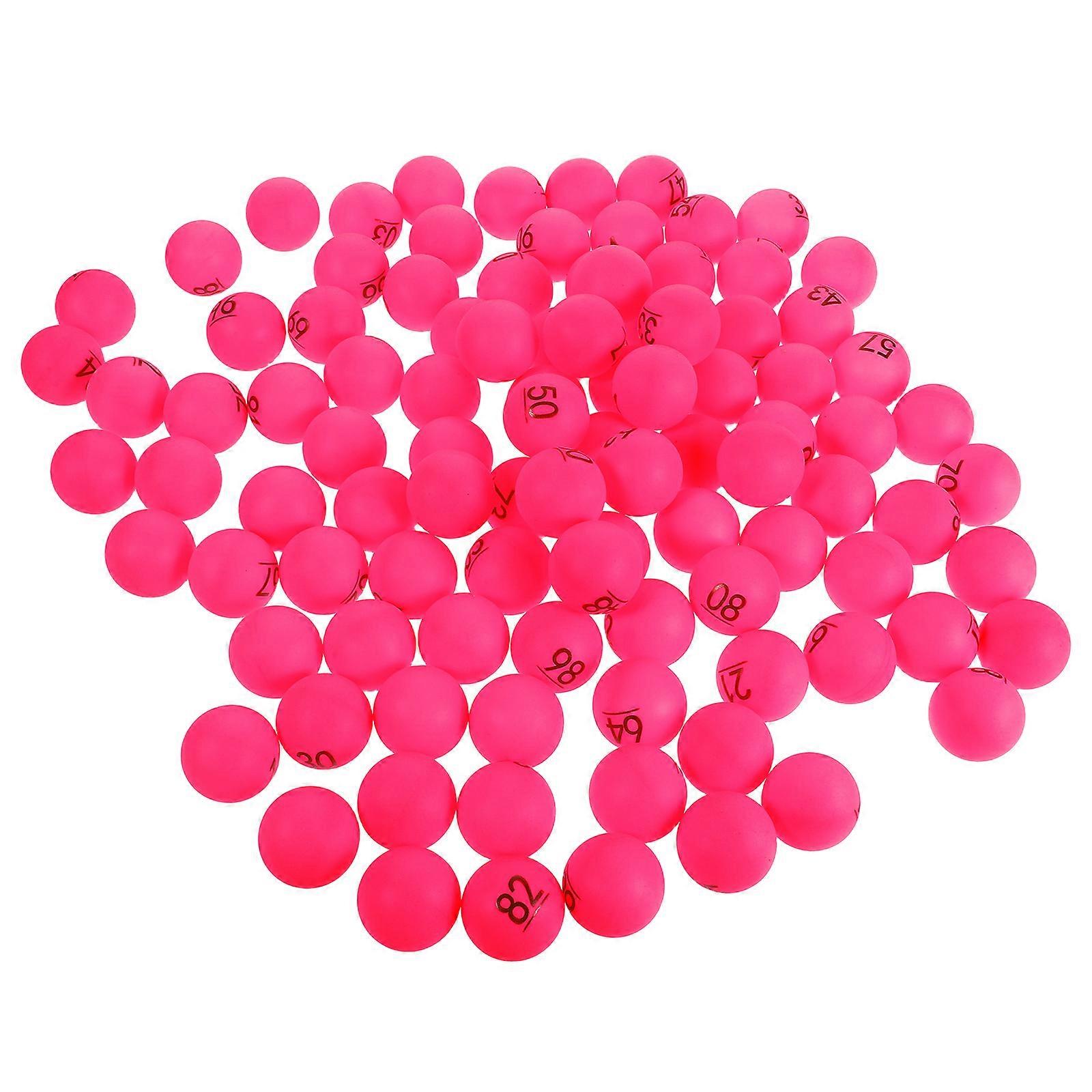 Digital Raffle Balls Plastic Game Balls for Fun Entertainment 100Pcs