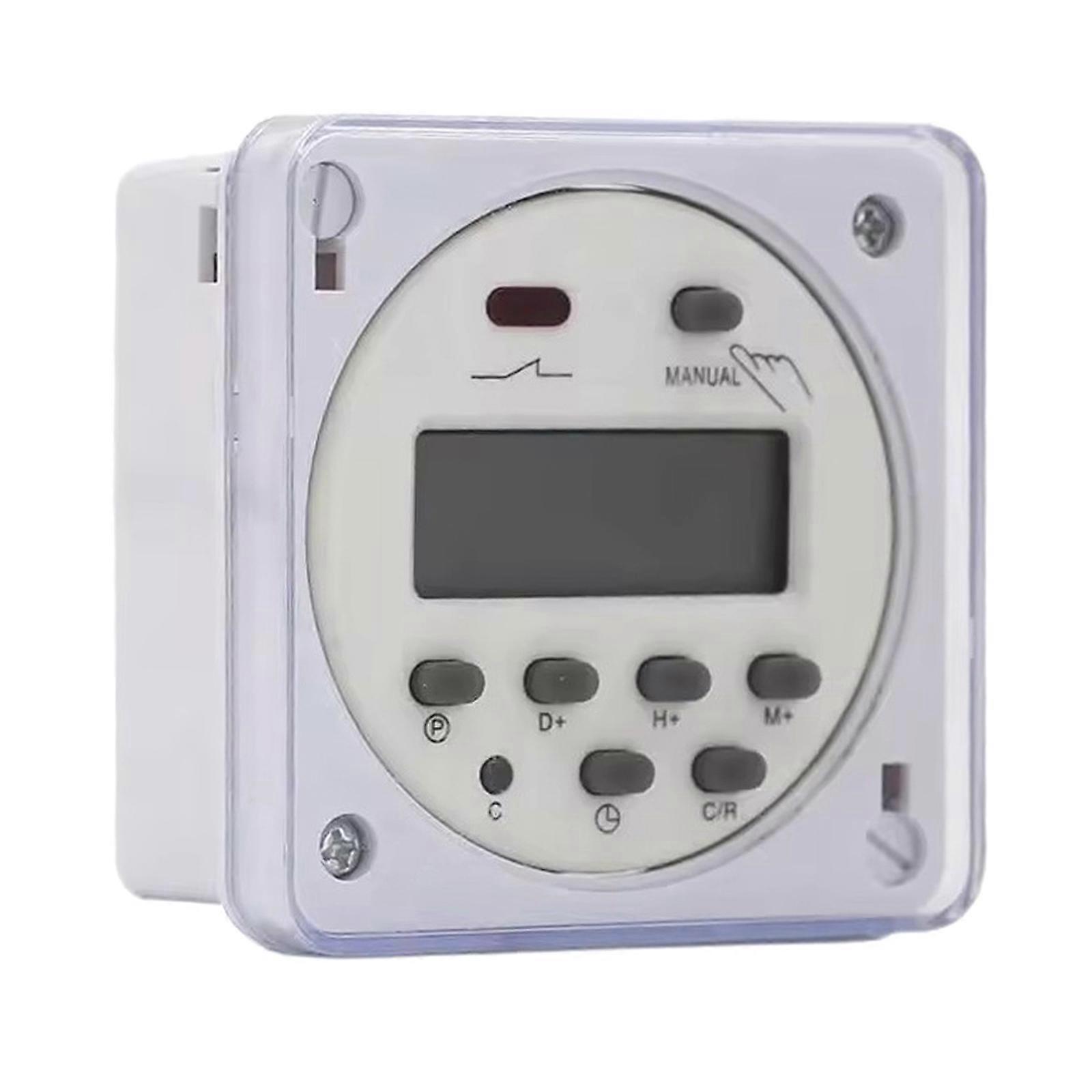 Advance Reliable Programmable Timer with Weekly Pre Set Function 16A for Optimally Energy Use Efficient Power Management Multicolor