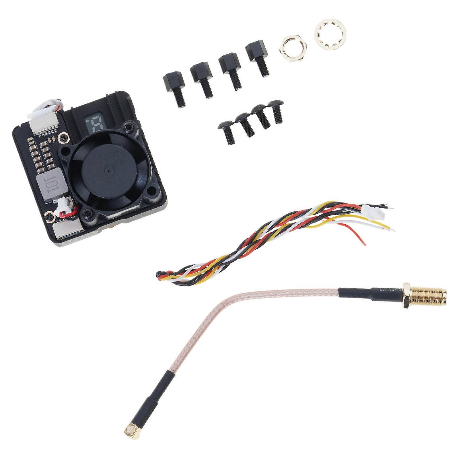 TX2500 2.5W Video Transmitter Support 5.8G 56CH For ATOMRC 5.8GHz VTX Video Transmission For First Person View Drones Multicolor