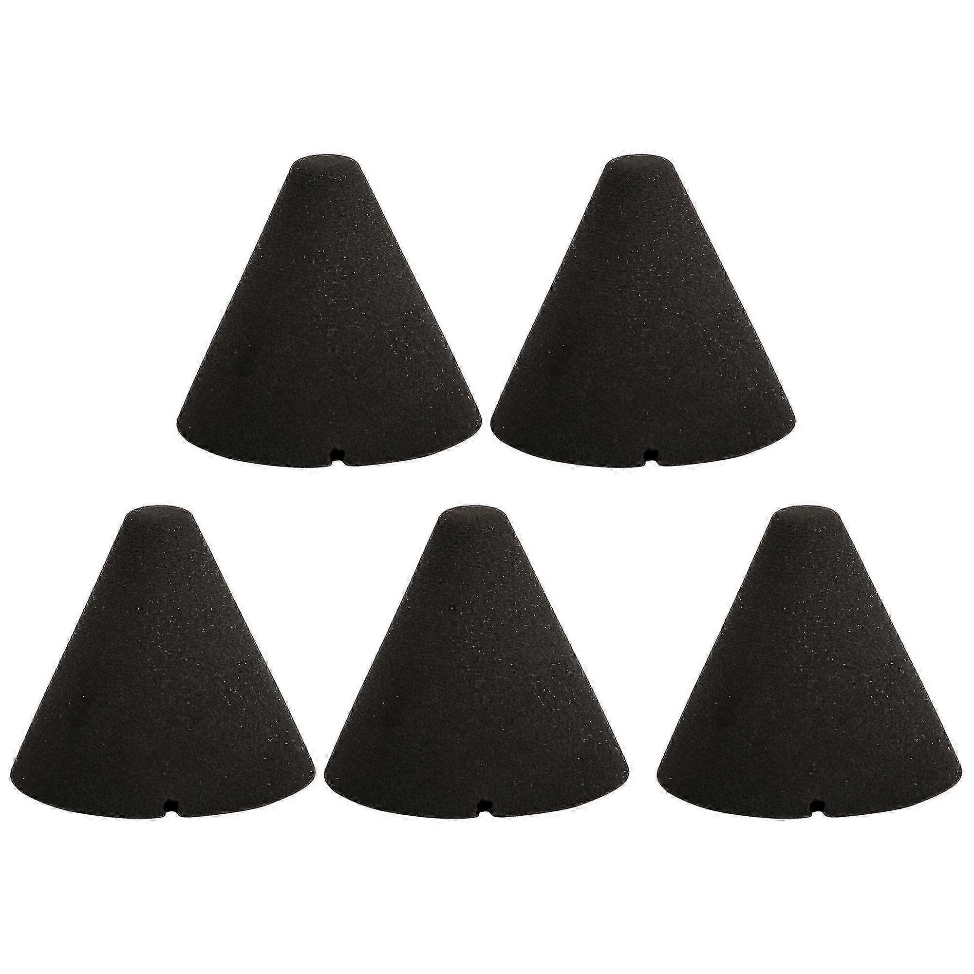5 Pcs Electronic Drum Part Piezo Trigger Cone 1.38x1.46inch Black