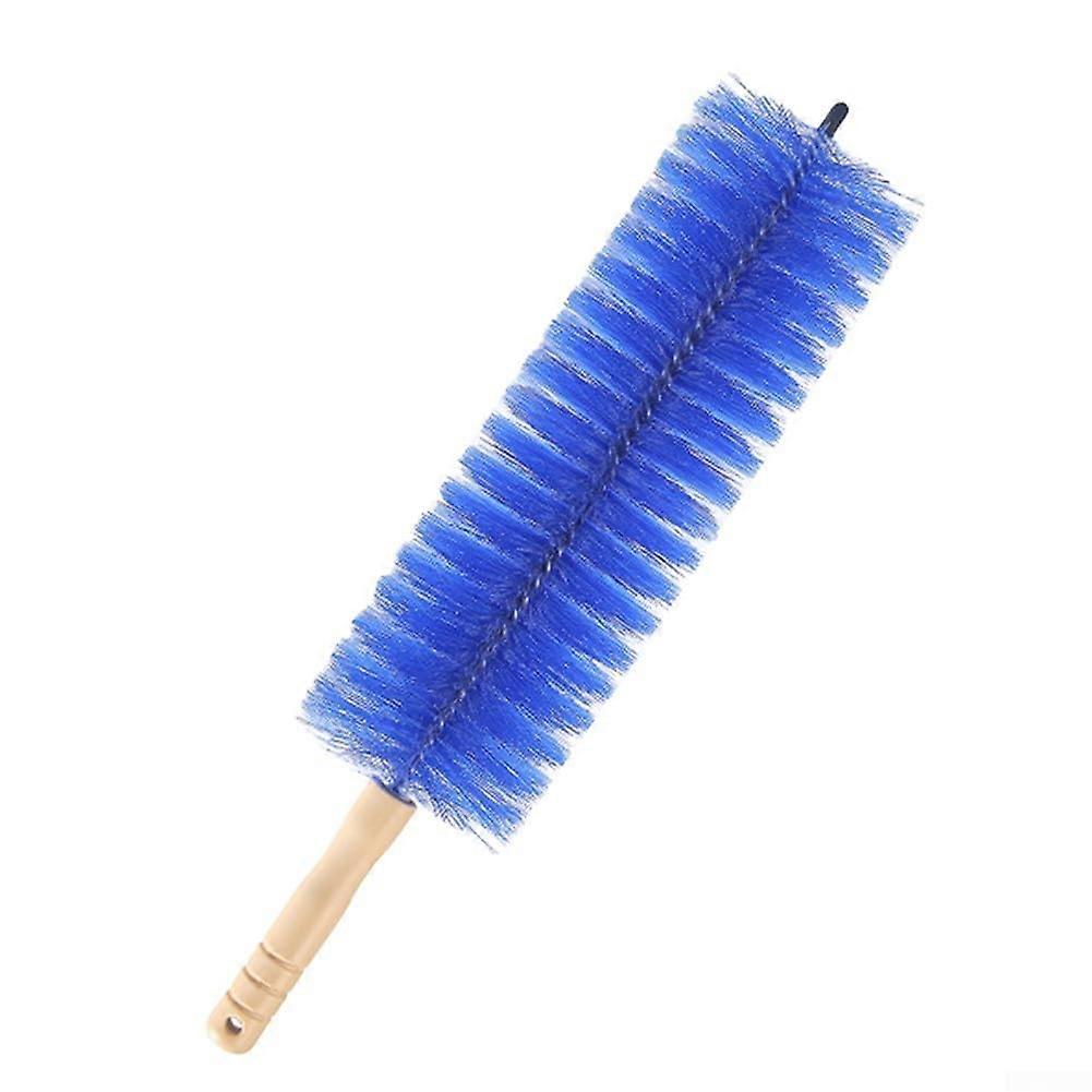 Flexible Dust Cleaning Brush with Sturdy Bristles for Blinds Sofas Screens Bendable Design Blue