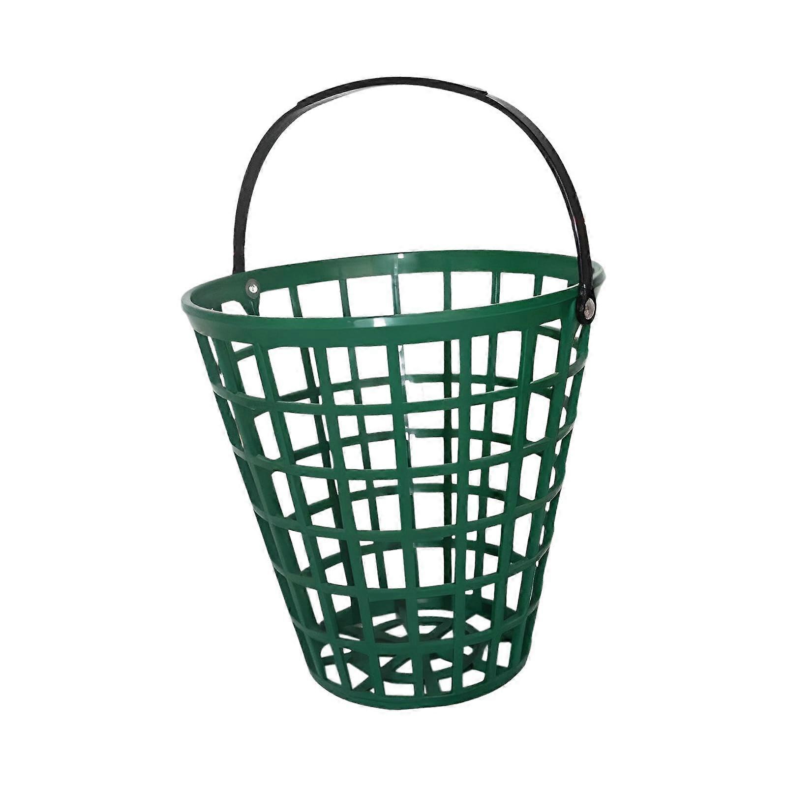 Golf Ball Bucket 75 Capacity with Carry Handle, Durable Range Basket for Practice and Training