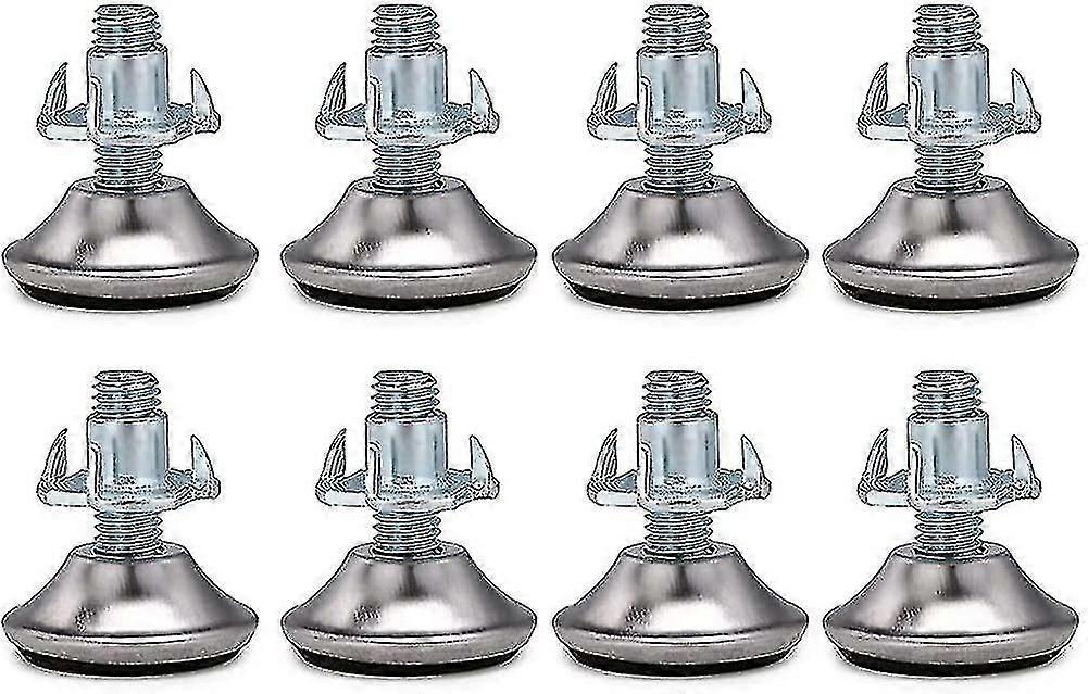 8ピースM8 X 30mm調節可能な家具の足、高さ調節可能なヘビーデューティ