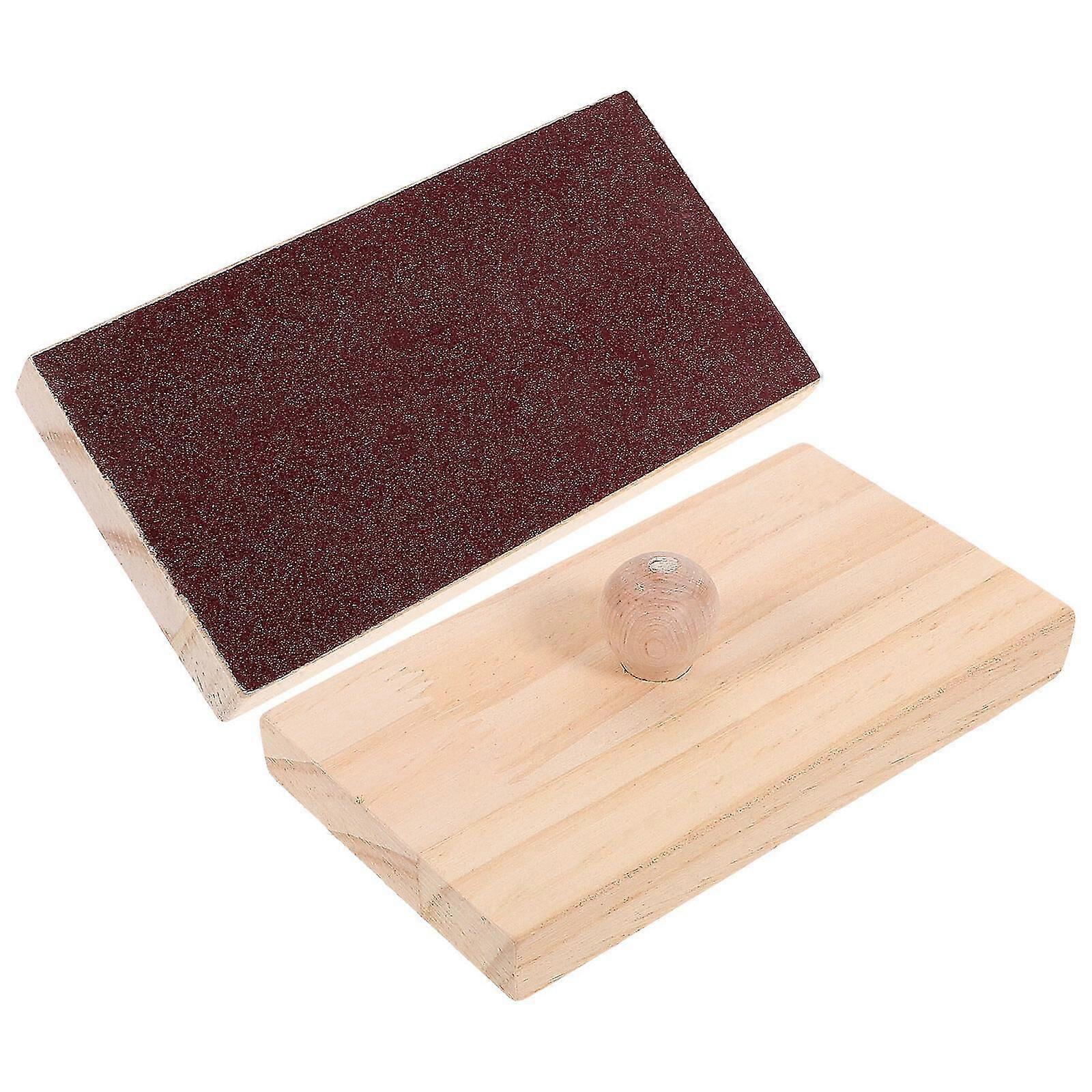2pcs Wood Sand Blocks for Sound Orff Instruments Education