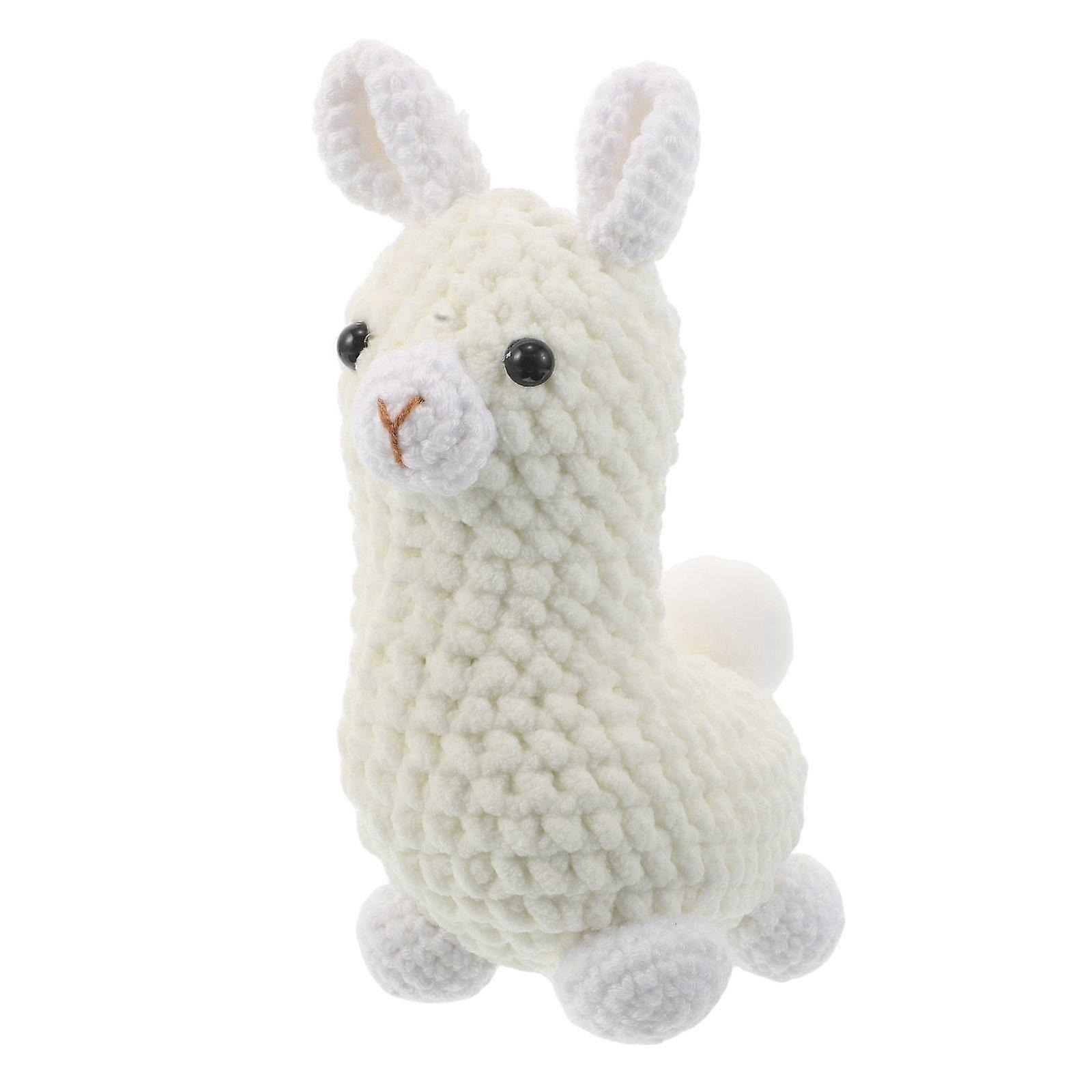 Miniature Alpaca Figurines With Distinct Crochet Design For Home Or Personal Use In 6.3X4.3X2.7in - Versatile Hanging Decoration 1Pack