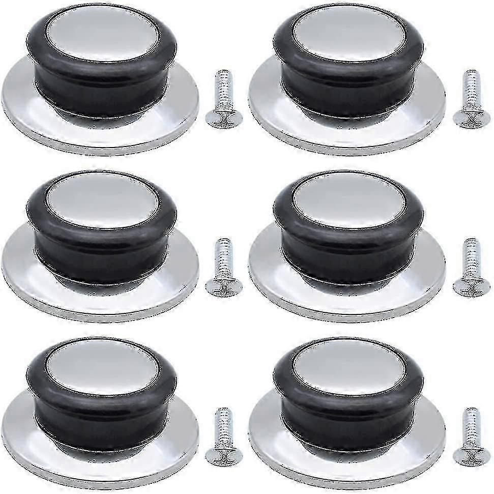 6 Pieces Heat Resistant Pot Lid Knob Replacement Handle Universal Handle For Pot Lids Pan Lids Cookware Pot Lid Handle Replacement Lid Knobs For Home