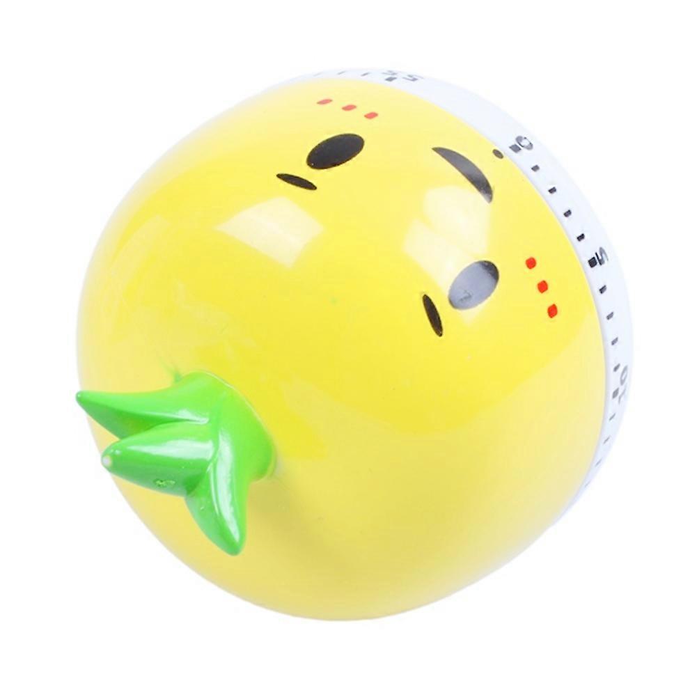 Rotary Tool Egg Cooker Timer Novelty Kitchen Timer Vegetable Animal Cooking Timer Digital Egg Timer Cupcake Timer Yellow